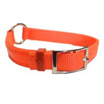 Scott Pet Dog Collar with Reflexite, 1653OR12, Orange, 3/4 IN x 12 IN