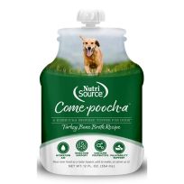 Nutri Source Come-pooch-a Turkey Bone Broth Recipe with Postbiotics for Dogs, 3905011, 12 OZ