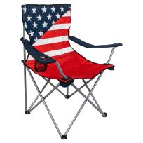 World Famous Sports Stars & Stripes Quad Folding Chair, QAC-SS