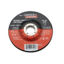LINCOLN ELECTRIC® Depressed Center Grinding Wheel, 4.5 IN x .25 IN, KH246