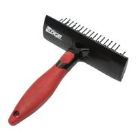 Sullivan Supply® Grooming Brush, SENSATION_EDGE, Black / Red
