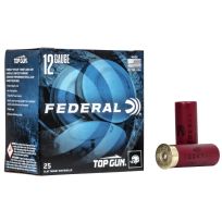 FEDERAL® 12GA Top Gun Clay Target Shotshells, 25-Rounds, TG121 7.5