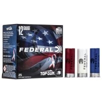 FEDERAL® 12GA Top Gun Clay Target Shotshells, 25-Rounds, Red White & Blue Shells, TGL12US 8