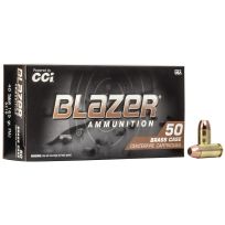CCI® Blazer® Brass 40 S&W 165 GR FMJ Centerfire Cartridges, 50-Rounds, 5210