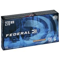 FEDERAL® 270 WIN 130GR Power-Shok JSP, Centerfire Rifle Cartridges, 20-Rounds, 270A