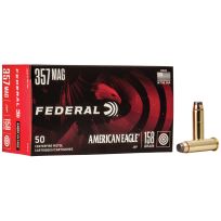 FEDERAL® 357 MAG 158GR American Eagle JSP Centerfire Pistol Cartridges, 50-Rounds, AE357A
