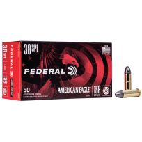 FEDERAL® 38 Special 158GR American Eagle LRN Centerfire Pistol Cartridges, 50-Rounds, AE38B