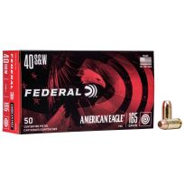 FEDERAL® 40 S&W 165GR American Eagle FMJ Centerfire Pistol Cartridges, 50-Rounds, AE40R3