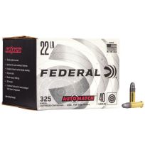 FEDERAL® 22 LR 40GR Automatch Rimfire Cartridges, 325-Rounds, AM22
