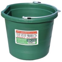 Tuff Stuff Flatback Bucket, FB-FG, Green, 5 Gallon