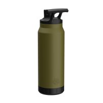 WYLD GEAR® Mag Series Flask Stainless Steel Water Bottle, 34-MAG-OD GREEN, OD Green, 34 OZ