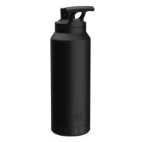 WYLD GEAR® Mag Series Flask Stainless Steel Water Bottle, 44-MAG-BLACK, Black, 44 OZ