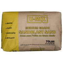 U-Mix Sandblast Sand, 67704, 70 LB