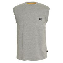 CAT® Men's Trademark Sleeveless Pocket T-Shirt