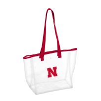 Logo Brands Nebraska Stadium Clear Bag, 182-65P