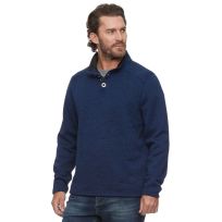 Threadgrit Men's Carson Quarter-Snap Mock Neck Sweater