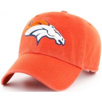 NFL Broncos Cleanup Washed Cotton Cap, JT77, Orange, One Size Fits Most