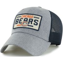 NFL Bears Lyndon Mesh Back Cotton Cap, JT85, Grey, One Size Fits Most