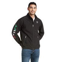 Ariat® Men's New Team Softshell MEXICO Water Resistant Jacket