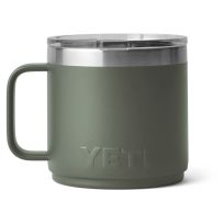 YETI® Rambler Mug 2.0 with MagSlider Lid, 21071502435, Camp Green, 14 OZ