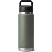 YETI® Rambler Bottle with Chug Cap, 21071501698, Camp Green, 26 OZ