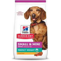 Hill's Science Diet Adult Small & Mini Breed Perfect Weight Chicken Recipe Dry Dog Food, 607828, 12.5 LB Bag