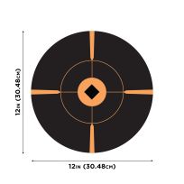 EZAIM™ Adhesive Splash Reactive Paper Shooting Targets, 5-Pack, 15376
