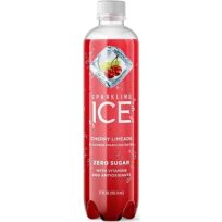 Sparkling Ice Zero Sugar Cherry Limeade Sparkling Water, 622316, 17 OZ