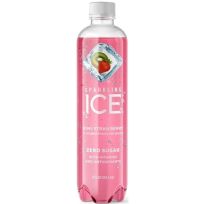 Sparkling Ice Zero Sugar Kiwi Strawberry Sparkling Water, 622314, 17 OZ
