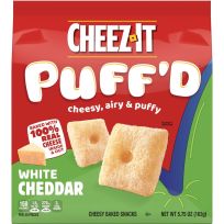 CHEEZ-IT® Puff'd Cheesy Baked Snacks White Cheddar, 2410000018, 5.75 OZ