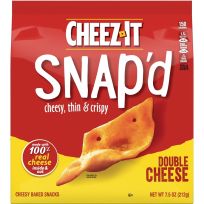 CHEEZ-IT® Snap'd Cheese Cracker Chips Double Cheese, 2410011440, 7.5 OZ