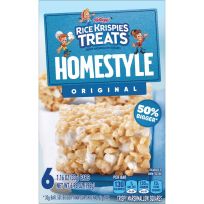 Rice Krispies TREATS® Homestyle Crispy Marshmallow Squares Original, 6-Pack, 3800024473