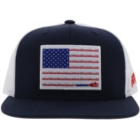 Hooey Liberty Roper Hat, 2310T-NVWH, Navy / White, One Size Fits All