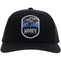 Hooey Cheyenne Hat, 2344T-BK, Black / Blue, One Size Fits All