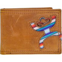 Hooey Original Front Pocket Bifold Wallet, HBF013-TNSP, Tan Sunset