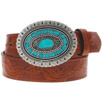 Hooey Sioux Belt With Rodeo Buckle