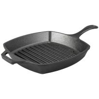 LODGE CAST IRON® Square Grill Pan, L8SGP3, 10.5 IN