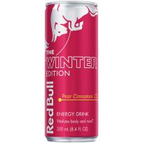 Red Bull Energy Drink, The Winter Edition, Pear Cinnamon, RB242286, 8.4 OZ