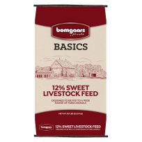 Bomgaars Feeds Basics 12% Sweet Livestock Feed, 33320, 50 LB Bag