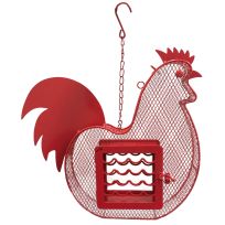 HEATH® Feeder Suet and Seed Side View Rooster, 21815