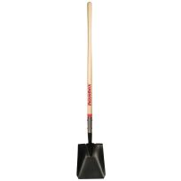 Razor-Back Hardwood Handle Square Point Transfer Shovel with Tab Socket, 44124