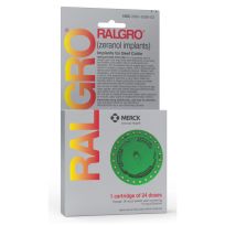 Merck Ralgro Implants for Beef Cattle, 24 Doses, 21122260