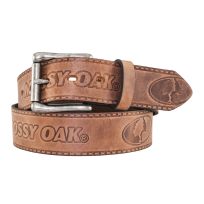 Mossy Oak 1 1/2" Logo Leather Belt