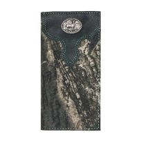 Mossy Oak Breakup Overlay Bifold Leather Wallet, 8011M, Camo
