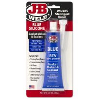 J-B WELD® RTV Blue Silicone Gasket Maker & Sealant, 31316, 3 OZ