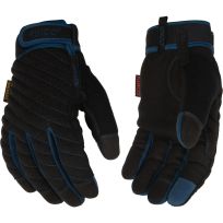 Kinco Men's Kincopro™ Lined Black Synthetic Glove with Pull-Strap