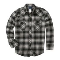 Wrangler Men's Flannel Western Snap Shirt