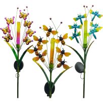 Cheap Carls Solar Bee, Butterfly, Dragonfly Stakes, Assorted, 956-23001