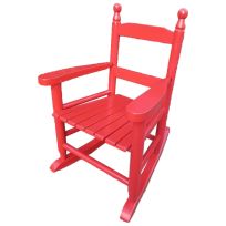 Backyard Expressions Child's Rocking Chair, 908410, Red