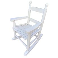 Backyard Expressions Child's Rocking Chair, 908411, White
